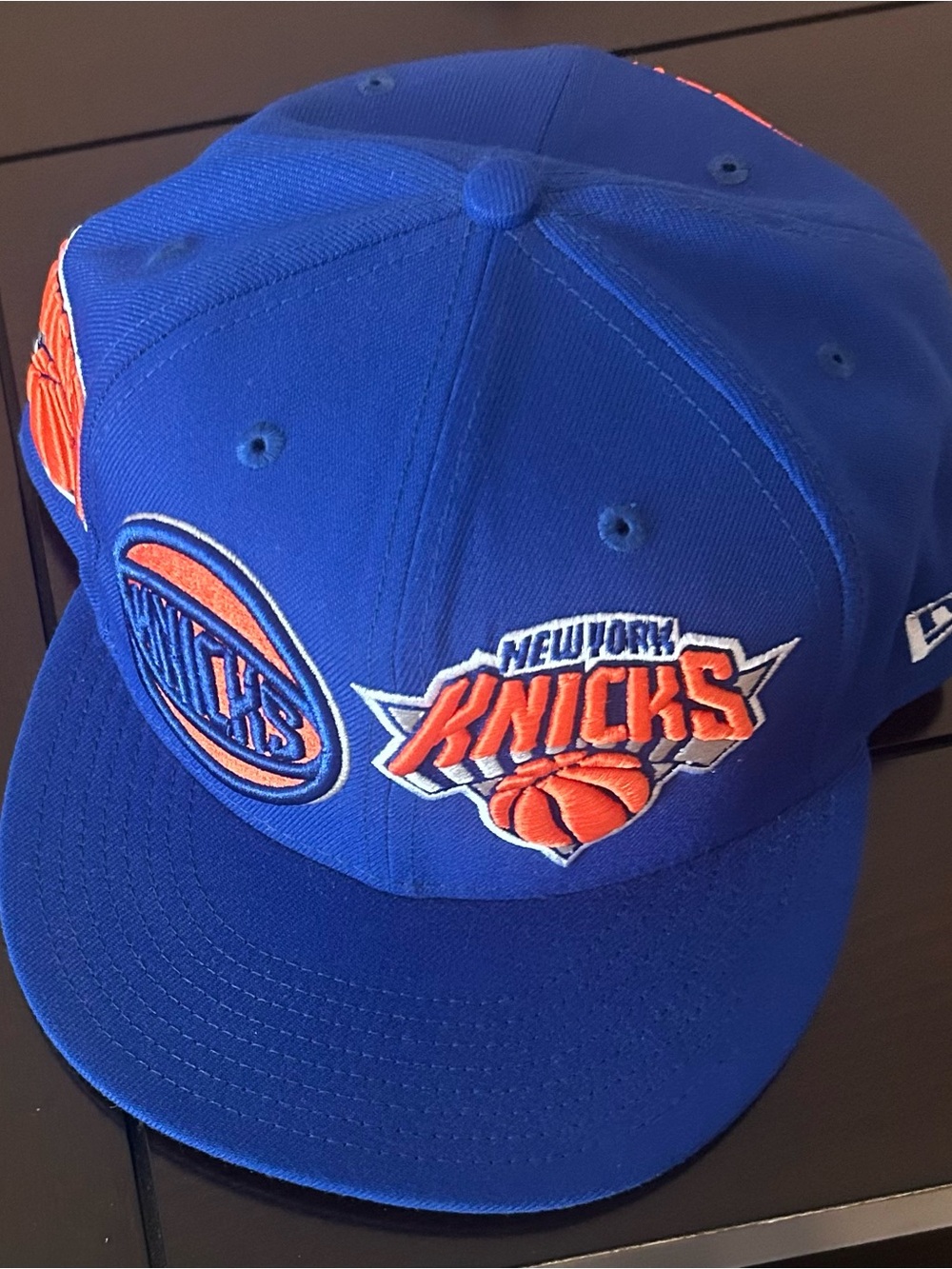 New Era Royal Blue and Orange 59FIFTY Fitted Hat